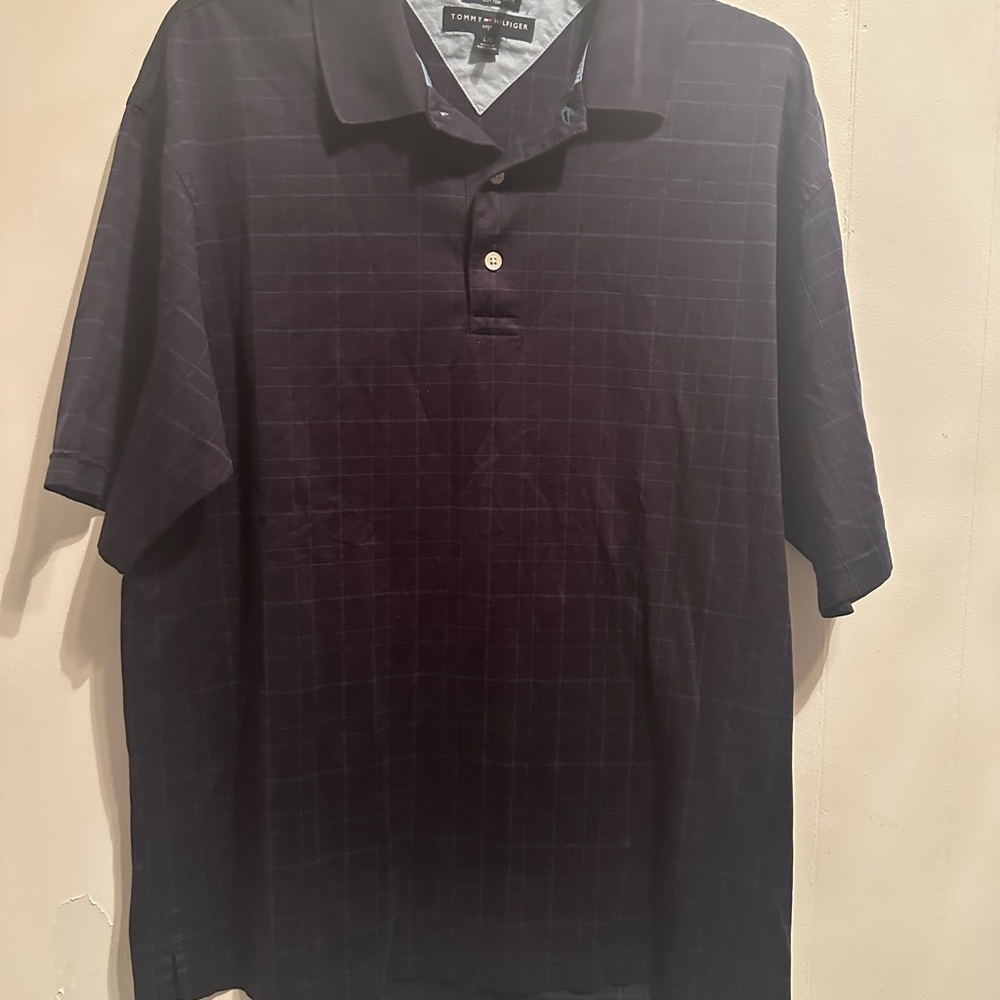 Tommy Hilfiger Blue Polo Shirt Classic Design